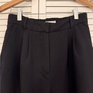 Abercrombie Black Sloane Tailored Wide Leg Pants